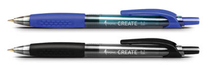 Długopis żelowy pstrykany  CREATE BSP-FOR niebieski