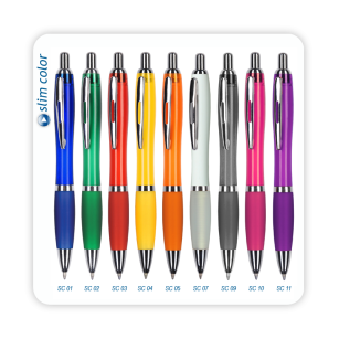 Długopis CARLOS COLOR niebieski 